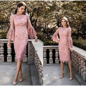 Rachel Parcell Sz Small Windsor Dress Dusty Rose Pink Wedding Event Formal